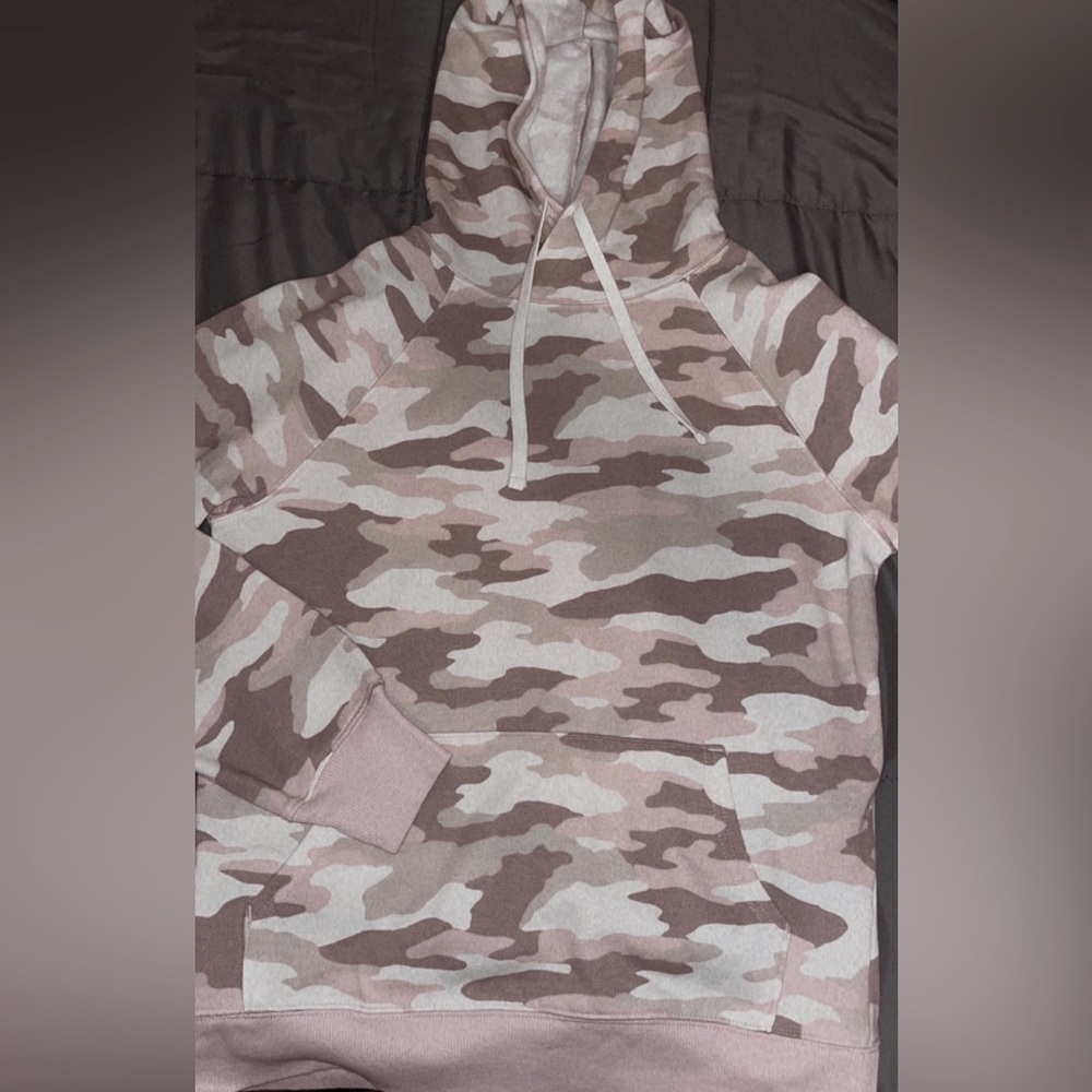 Pink camo hoodie